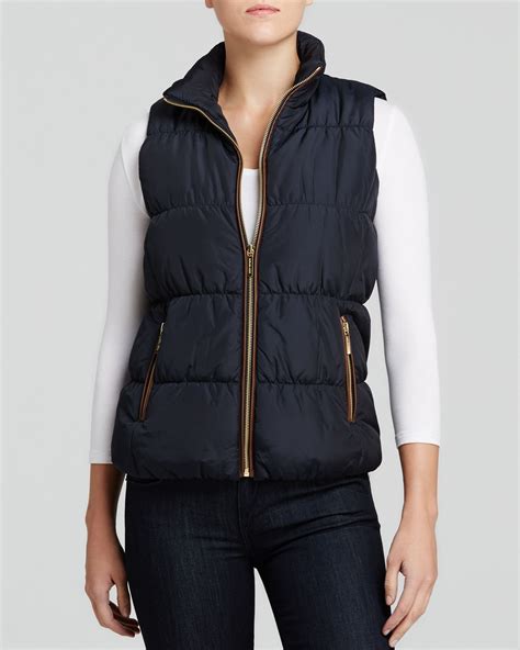 michael kors puffer vest|michael kors quilted puffer vest.